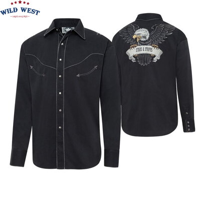 Westernová košeľa BLACK EAGLE