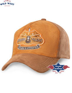 Šiltovka trucker - COUNTRY MUSIC hnedá