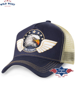 Šiltovka trucker - EAGLE modrá